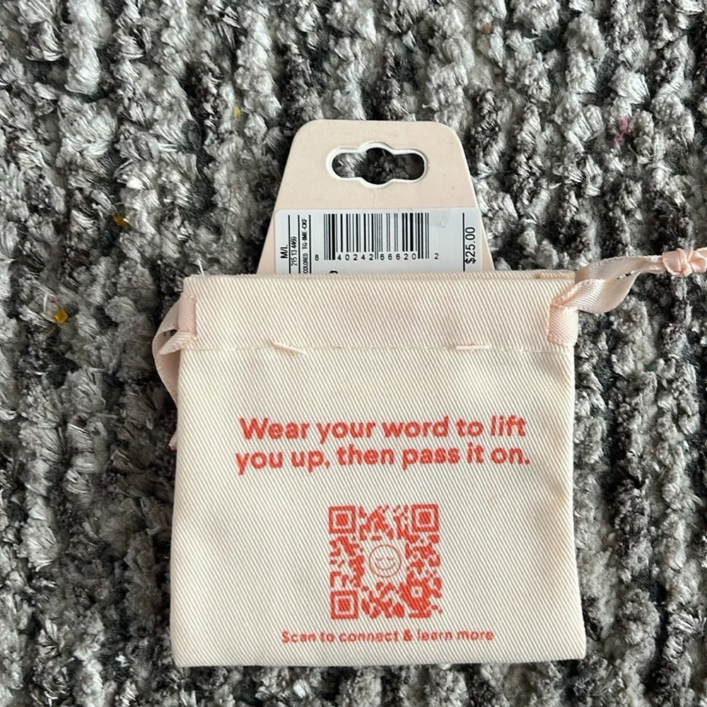 LITTLE WORDS PROJECT in my era bracelet M/L - Picture 2 of 2